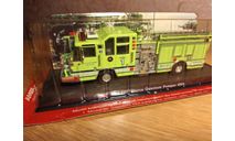 Модель пожарной машины Pierce Quantum Pumper - 1997 USA масштаб 1:64, масштабная модель, Amercom, scale64