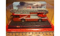 Модель пожарной машины Nikki Sky Action Ladder масштаб 1:80, масштабная модель, Amercom, scale87