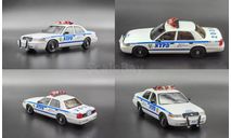 Модель полицейской машины Ford Crоwn Victоriа NYPD масштаб 1:64, масштабная модель, Rollin, scale64