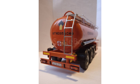 Полуприцеп цистерна Bonum Роснефть 1:43, масштабная модель, scale43