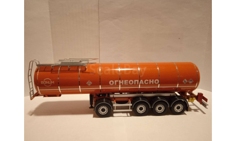 Полуприцеп цистерна Bonum битумовоз 1:43, масштабная модель, 1/43