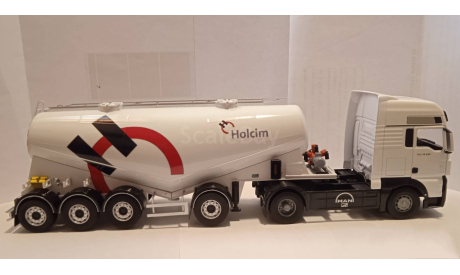 Цементовоз полуприцеп Bonum MAN TGX 18.480, масштабная модель, scale43