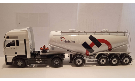 Цементовоз полуприцеп Bonum MAN TGX 18.480, масштабная модель, scale43
