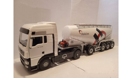 Цементовоз полуприцеп Bonum MAN TGX 18.480, масштабная модель, scale43