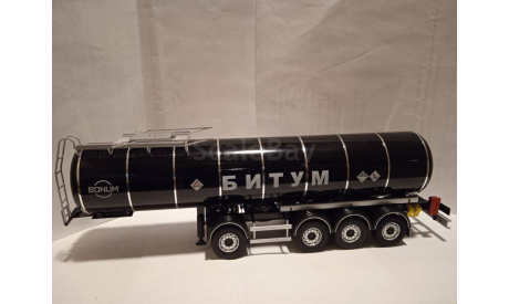 Полуприцеп цистерна битумовоз Bonum 1:43, масштабная модель, 1/43