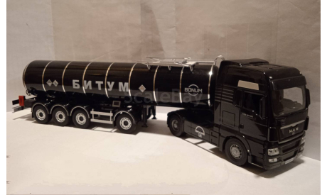 Полуприцеп цистерна битумовоз Bonum 1:43, масштабная модель, 1/43