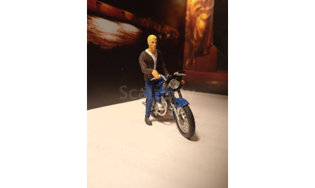 Фигурка мотоциклиста 1:43, фигурка, scale43