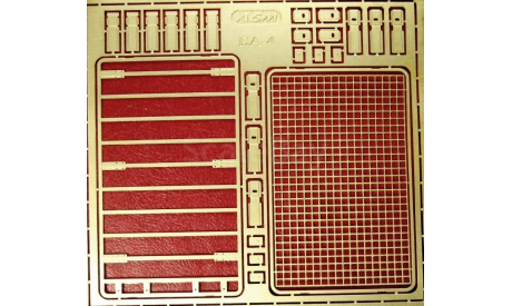 Фототравление Набор для сборки экспедиционного  авто багажника БА-4, фототравление, декали, краски, материалы, scale43, АЕМ