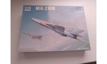 ОБМЕН/ПРОДАЖА сборная модель - самолет Trumpeter 02865 Mikoyan-Guriewicz MiG-21UM Mongol B _ 1/48 МиГ-21 УМ Трумпетр  _ Обмен/ продажа, масштабные модели авиации, scale48