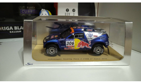 Volkswagen Touareg #306  Dakar 2010, масштабная модель, Spark, scale43