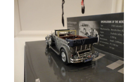 Мерседес Бенц Mercedes Benz 770K Cabriolet F Kaiser Wilhelm II 1931 1/43 Minichamps 436036000, масштабная модель, scale43, Mercedes-Benz