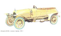 КИТ Полный Пузырев А28/40 Торпедо 1912г., сборная модель автомобиля, Своя разработка, scale43
