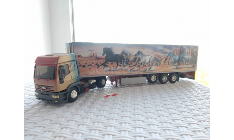 № 2 - Iveco Eurotech + п/п - реф Chereau (Eligor, 1:43), масштабная модель, scale43