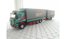 Scania 3 series 6х2 + прицеп ’Rynart Trading’ (WSI, 1:50), масштабная модель, scale50