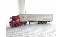 (№2) Mercedes-Benz Axor 2 + п/п (Minichamps, 1:43), масштабная модель, scale43