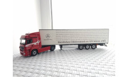 (№2) Mercedes-Benz Axor 2 + п/п (Minichamps, 1:43)