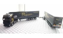 DAF XF 106, 6х2 + два полуприцепа + долли (WSI, 1:50), масштабная модель, 1:43, 1/43