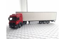 Mercedes-Benz Axor 2 + п/п Krone (Minichamps, 1:43), масштабная модель, scale43