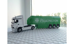 Mercedes-Benz Axor + п/п стекловоз (Schuco, 1:43)