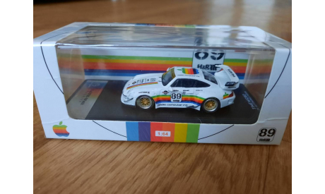 Porsche 993 RWB Apple #89  1/64 Time Micro, масштабная модель, scale64