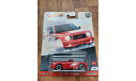 Hot Wheels Premium 1/64 1991 GMC Cyclone, масштабная модель, scale64