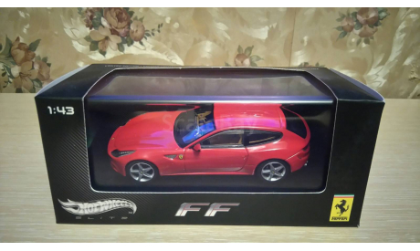 Ferrari FF, 1:43, Hot Wheels Elite, масштабная модель, scale43