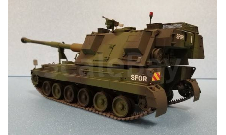 САУ AS90. масштаб 1/35, масштабные модели бронетехники