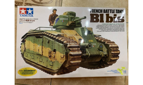 French Battle Tank B1 Bis (Сборная модель от Tamiya), сборные модели бронетехники, танков, бтт, scale35