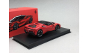 Ferrari SF90 Stradale 2020 red Bburago 1:43, масштабная модель, scale43