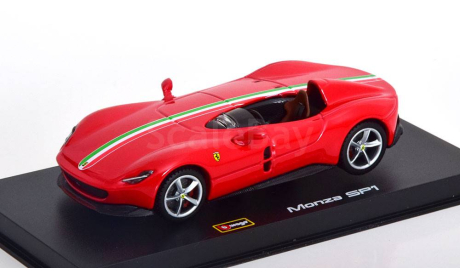 Ferrari Monza SP1 2018 1:43, масштабная модель, BBurago, scale43