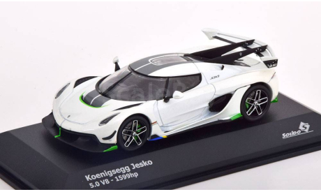 Koenigsegg Jesko 5 0 V8 2021 whitemetallic  Solido 1:43, масштабная модель, scale43