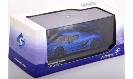 Koenigsegg Jesko 5 0 V8 2021 bluemetallic  Solido 1:43, масштабная модель, scale43