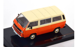 VW Bus T3 Caravelle 1981 orange creme  IXO 1:43