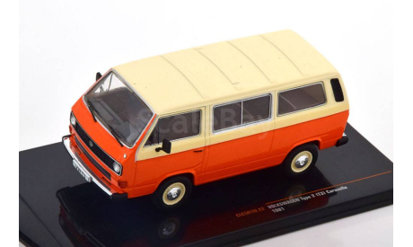 VW Bus T3 Caravelle 1981 orange creme  IXO 1:43, масштабная модель, Volkswagen, IXO грузовики (серии TRU), scale43