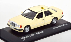 Mercedes 230E W124 Taxi Tatort Muenster 1990 Minichamps 1:43