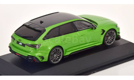 Audi ABT RS 6-R Avant 2022 greenmetallic Solido 1:43, масштабная модель, scale43
