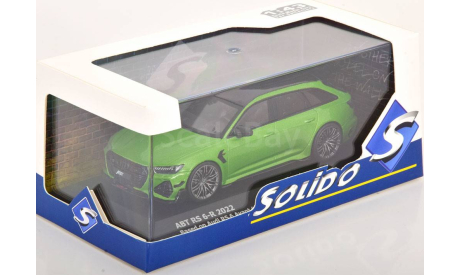 Audi ABT RS 6-R Avant 2022 greenmetallic Solido 1:43, масштабная модель, scale43