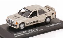 Mercedes 190E 2.3-16 Opening Race 1984 Senna Lim. 600 pcs 1:43 Minichamps, масштабная модель, scale43, Mercedes-Benz