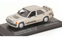 Mercedes 190E 2.3-16 Opening Race 1984 Lauda Lim. 400 pcs 1:43 Minichamps, масштабная модель, scale43, Mercedes-Benz
