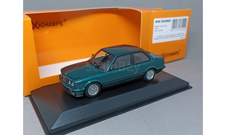 BMW E30 1986 Green Minichamps 1:43, масштабная модель, scale43