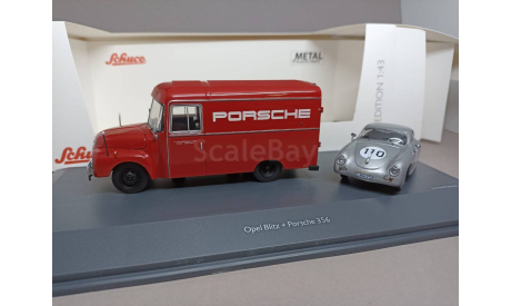 Opel Blitz & Porsche 356 set  Schuco 1:43, масштабная модель, scale43