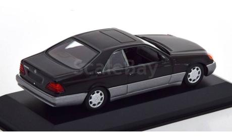 Mercedes-Benz 600 SEC (C140) Coupe 1992 1:43 Minichamps, масштабная модель, scale43