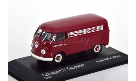 Volkswagen T1 Porsche 1963 Minichamps 1:43 lim.500, масштабная модель, scale43