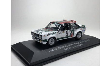 Fiat 131 Abarth #5 победители Rallye Acropolis 1978 Röhrl, Geistdörfer 1:43 CMR, масштабная модель, IXO Road (серии MOC, CLC), scale43