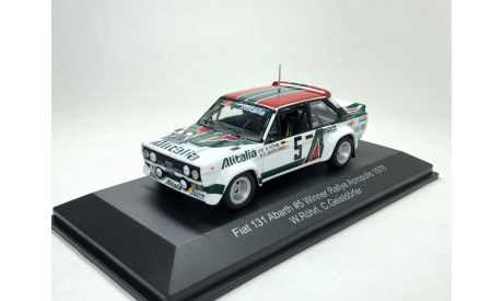 Fiat 131 Abarth #5 победители Rallye Acropolis 1978 Röhrl, Geistdörfer 1:43 CMR, масштабная модель, IXO Road (серии MOC, CLC), scale43