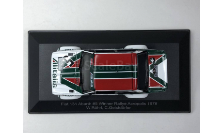 Fiat 131 Abarth #5 победители Rallye Acropolis 1978 Röhrl, Geistdörfer 1:43 CMR, масштабная модель, IXO Road (серии MOC, CLC), scale43
