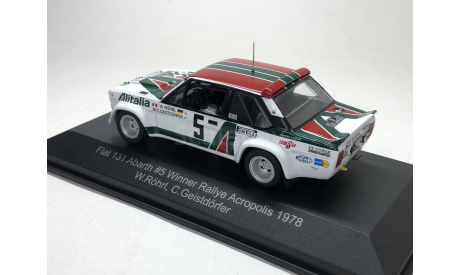 Fiat 131 Abarth #5 победители Rallye Acropolis 1978 Röhrl, Geistdörfer 1:43 CMR, масштабная модель, IXO Road (серии MOC, CLC), scale43
