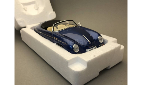 Porsche 356 Speedster синий металлик 1:18 Schuco, масштабная модель, scale18