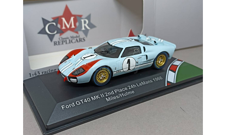 FORD GT40 MK2 #1 2nd LeMans 1966 1:43 CMR, масштабная модель, IXO Road (серии MOC, CLC), scale43