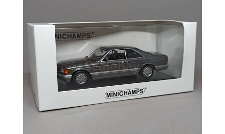 Mercedes-Benz 560SEC C126  Minichamps 1:43 lim.500, масштабная модель, scale43